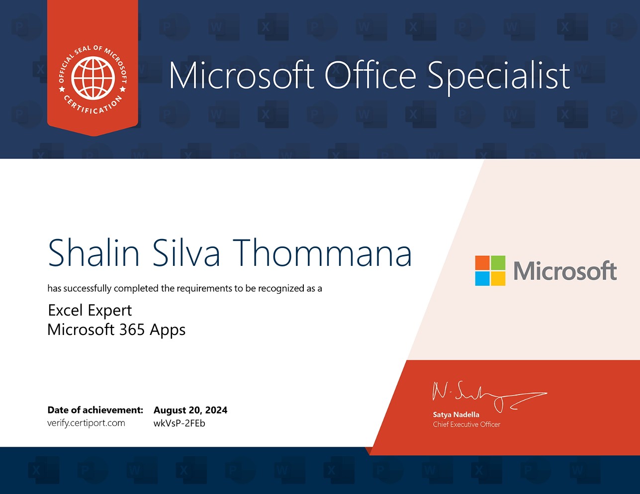 Microsoft Office Specialist: Excel Expert — Microsoft